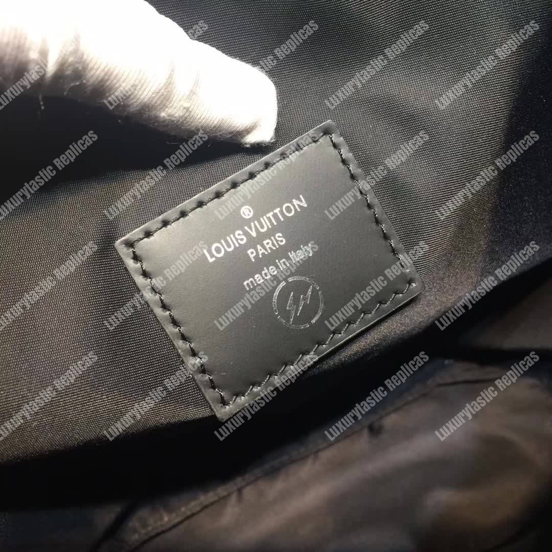 LV Nano Bag Crossbody Bag Monogram Eclipse Canvas