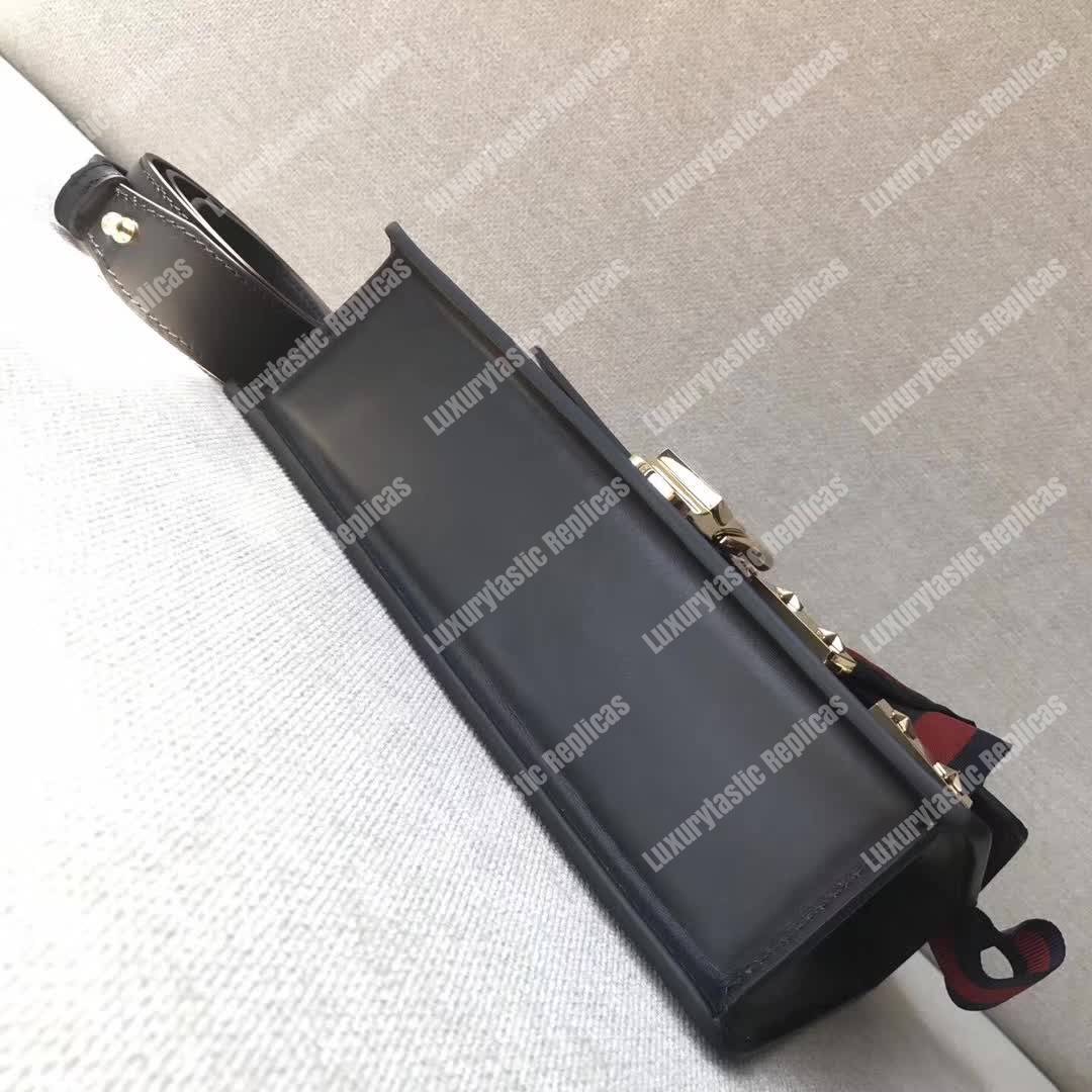 G*u*i sylvie small shoulder bag black