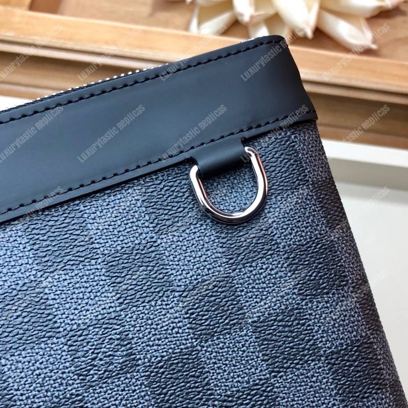 LV Discovery Pochette Damier Graphite Canvas
