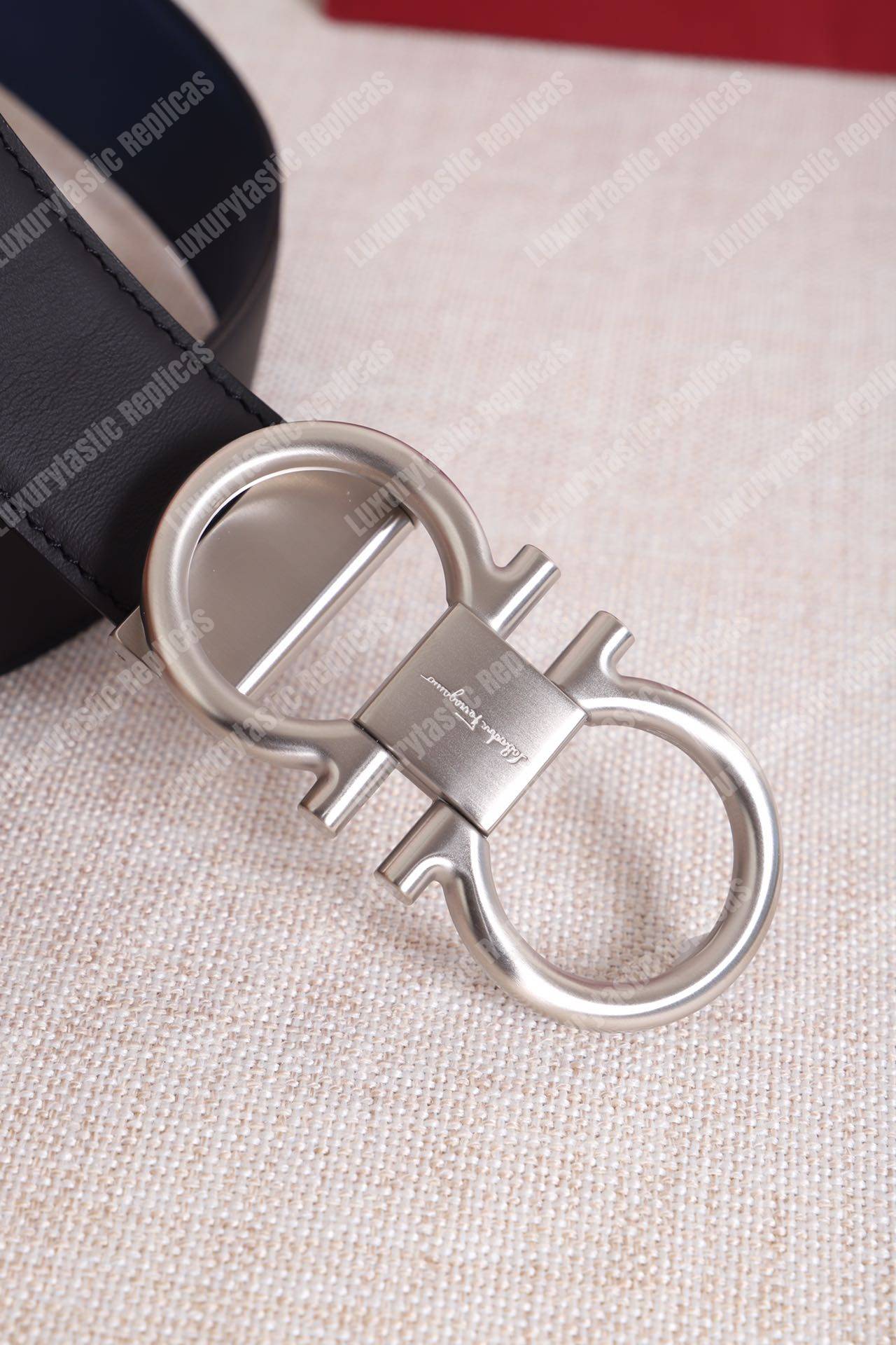 Salvatore Ferragamo Adjustable and Reversible Gancini Belt