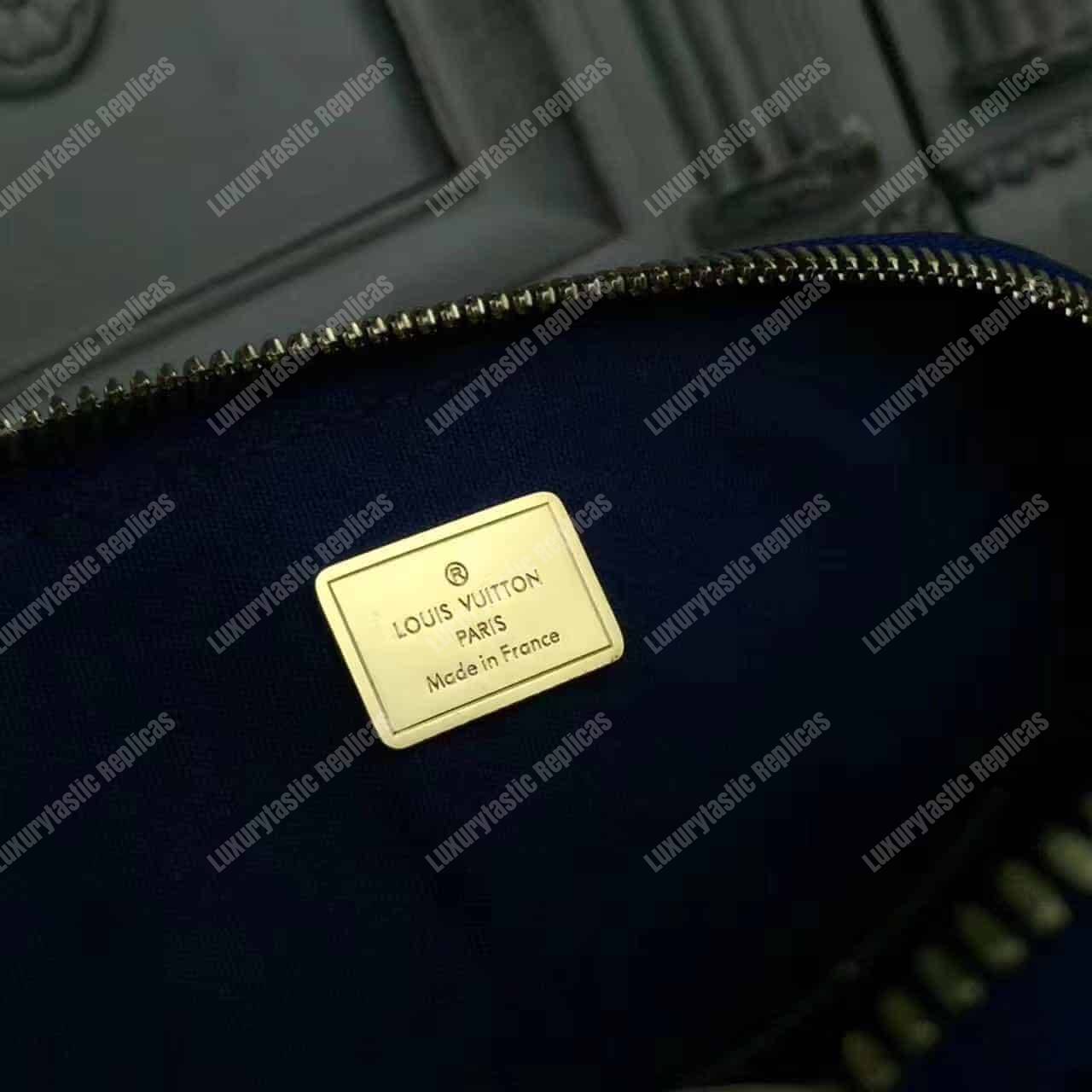 LV Alma BB Patent Leather Marine