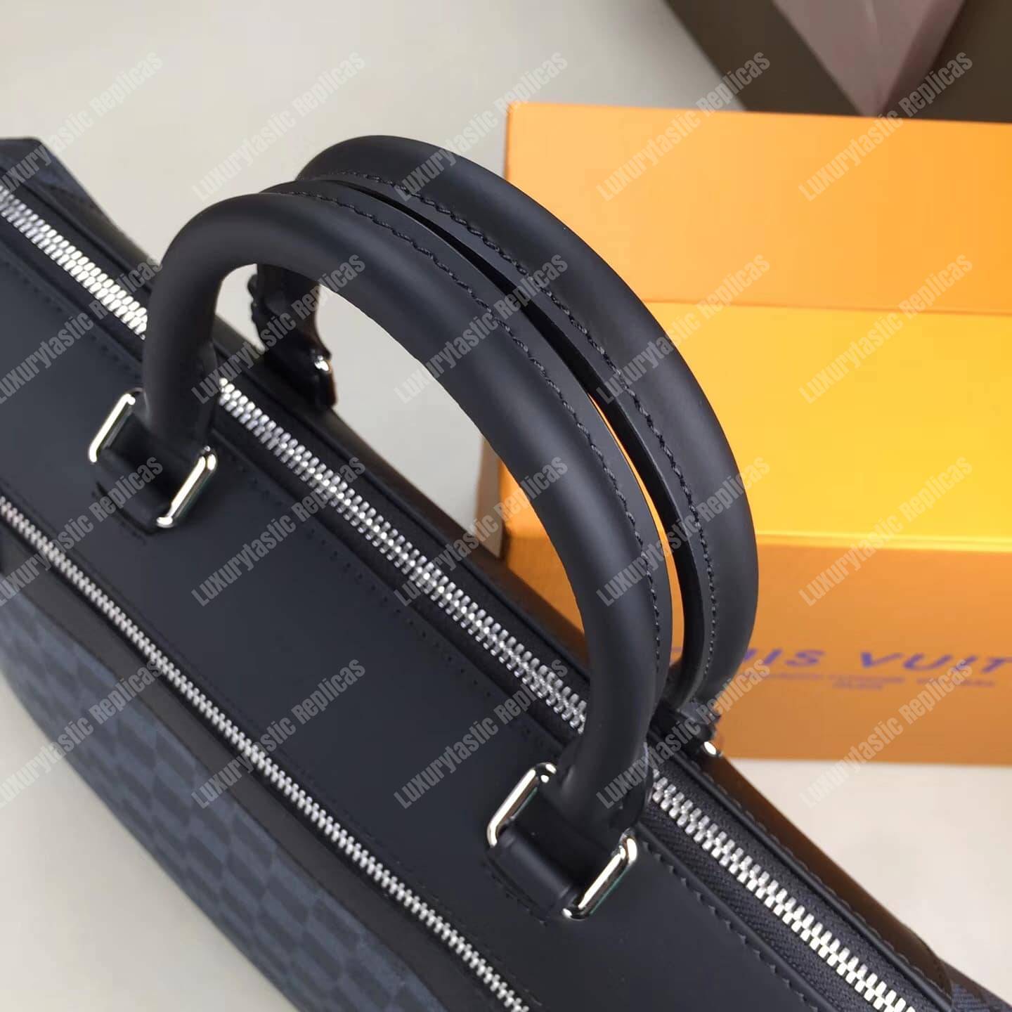 LV Porte-Documents Jour Damier Cobalt Canvas