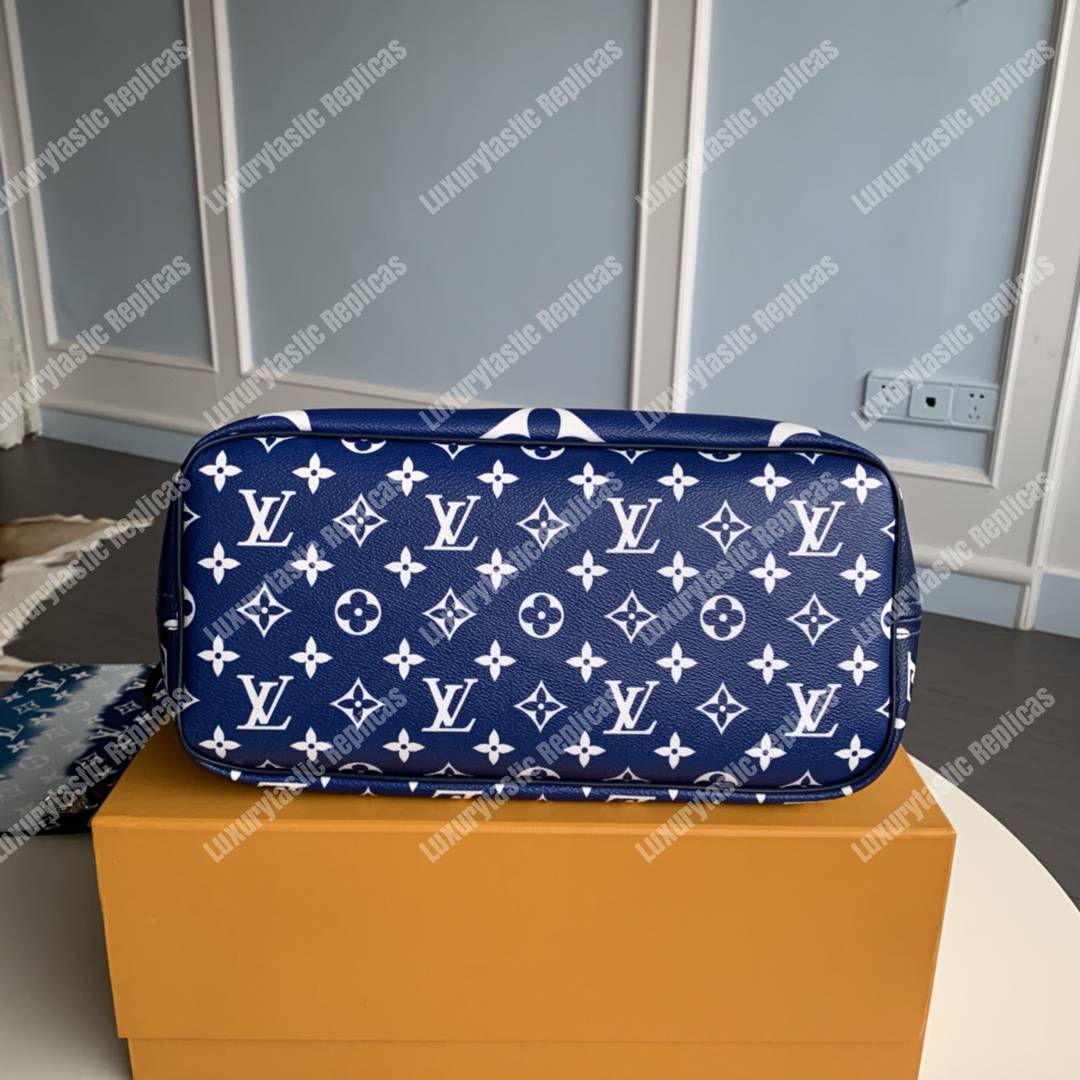 LV Escale Neverfull MM Bleu
