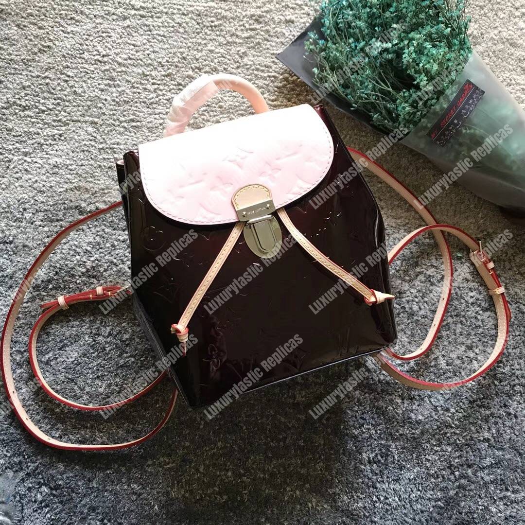 LV Hot Springs Backpack Monogram Vernis Leather