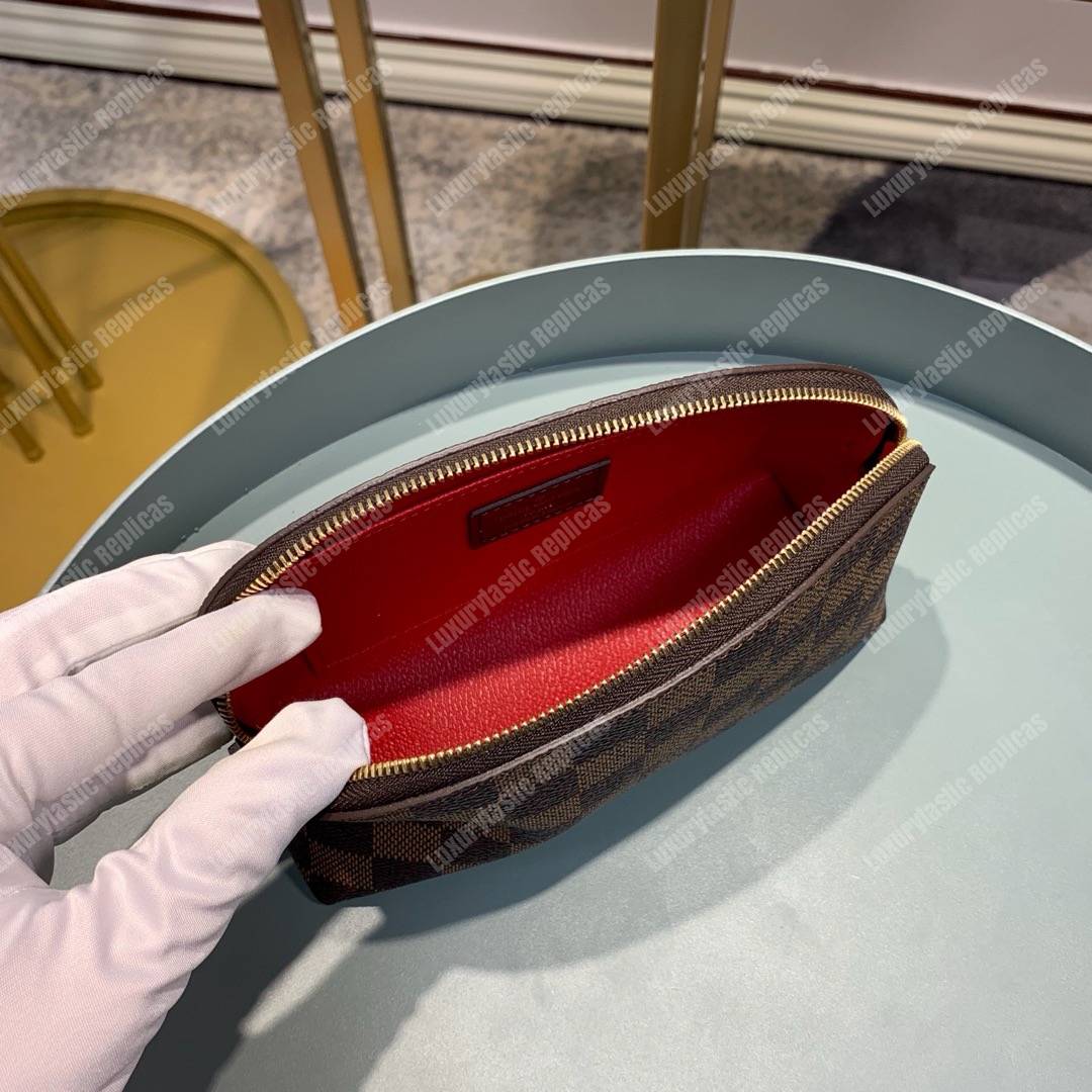 LV Cosmetic Pouch PM Damier Ebene