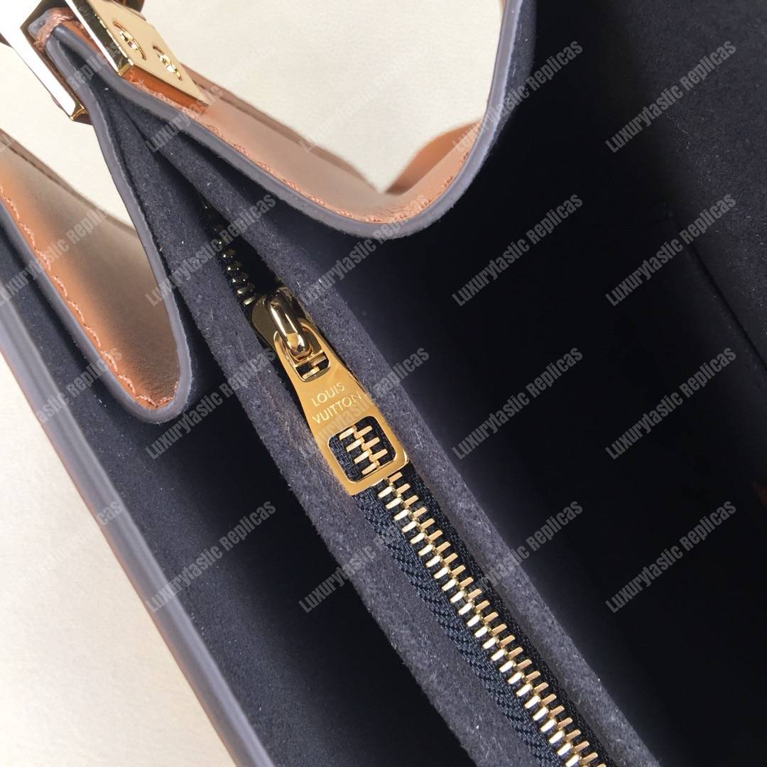 LV Mini Dauphine Taurillon Leather Bruni / Strawberry Milk