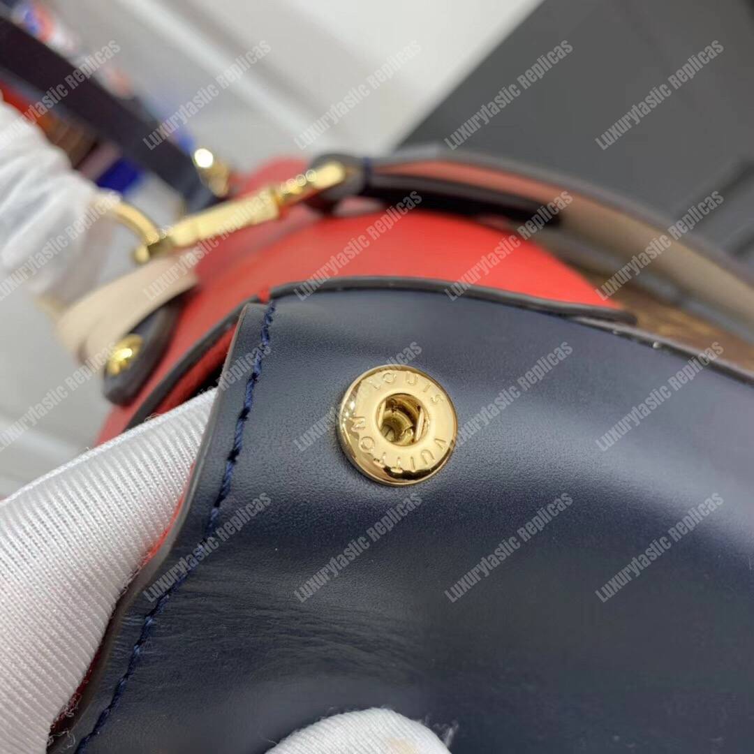 LV Cluny BB Handbag Monogram Lie de Vin Red