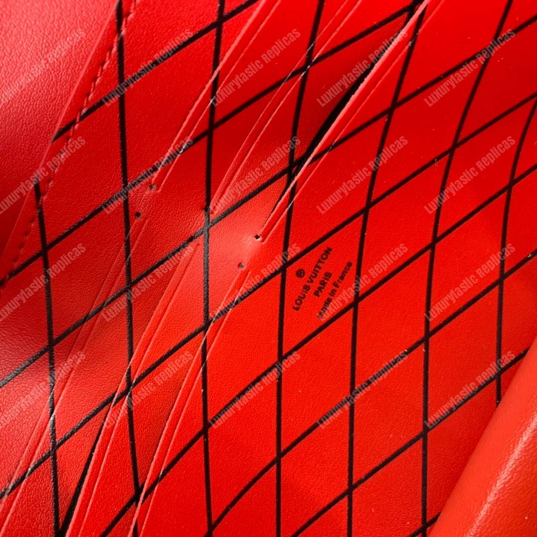 LV Trunk Chain Wallet Rose Ballerine