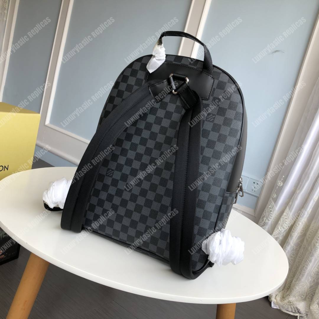 LV Josh Backpack Damier Graphite Canvas World-Map Print