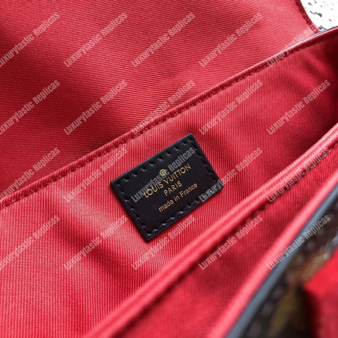 LV Georges BB Monogram Coquelicot Peche