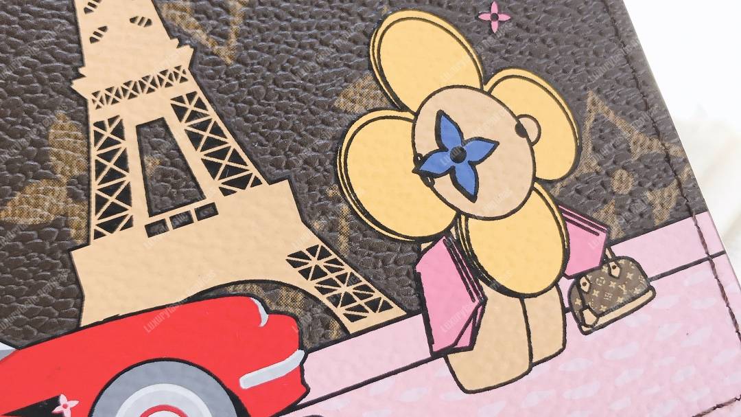 LV Passport Cover Eiffel Tower Print