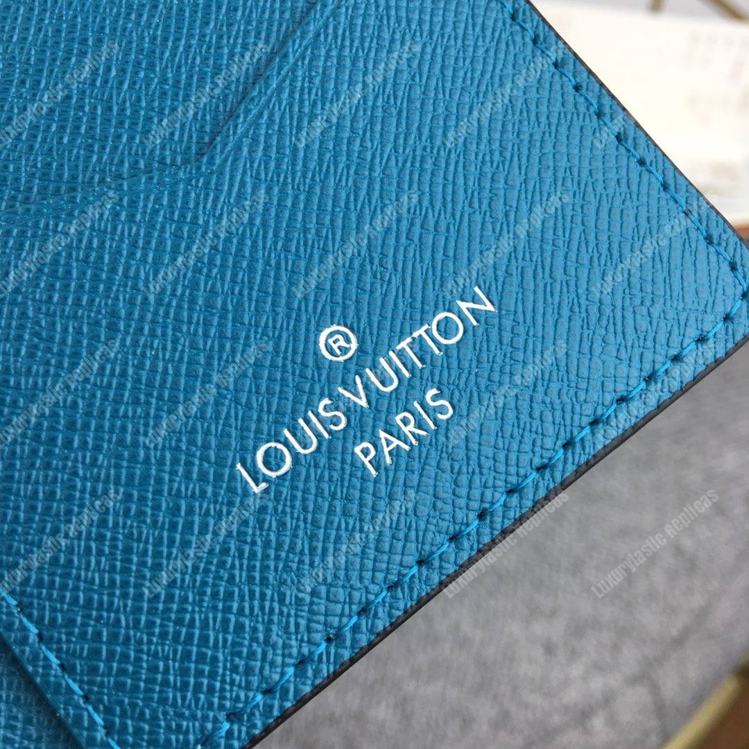 LV Pocket Organiser Taiga Monogram Vert