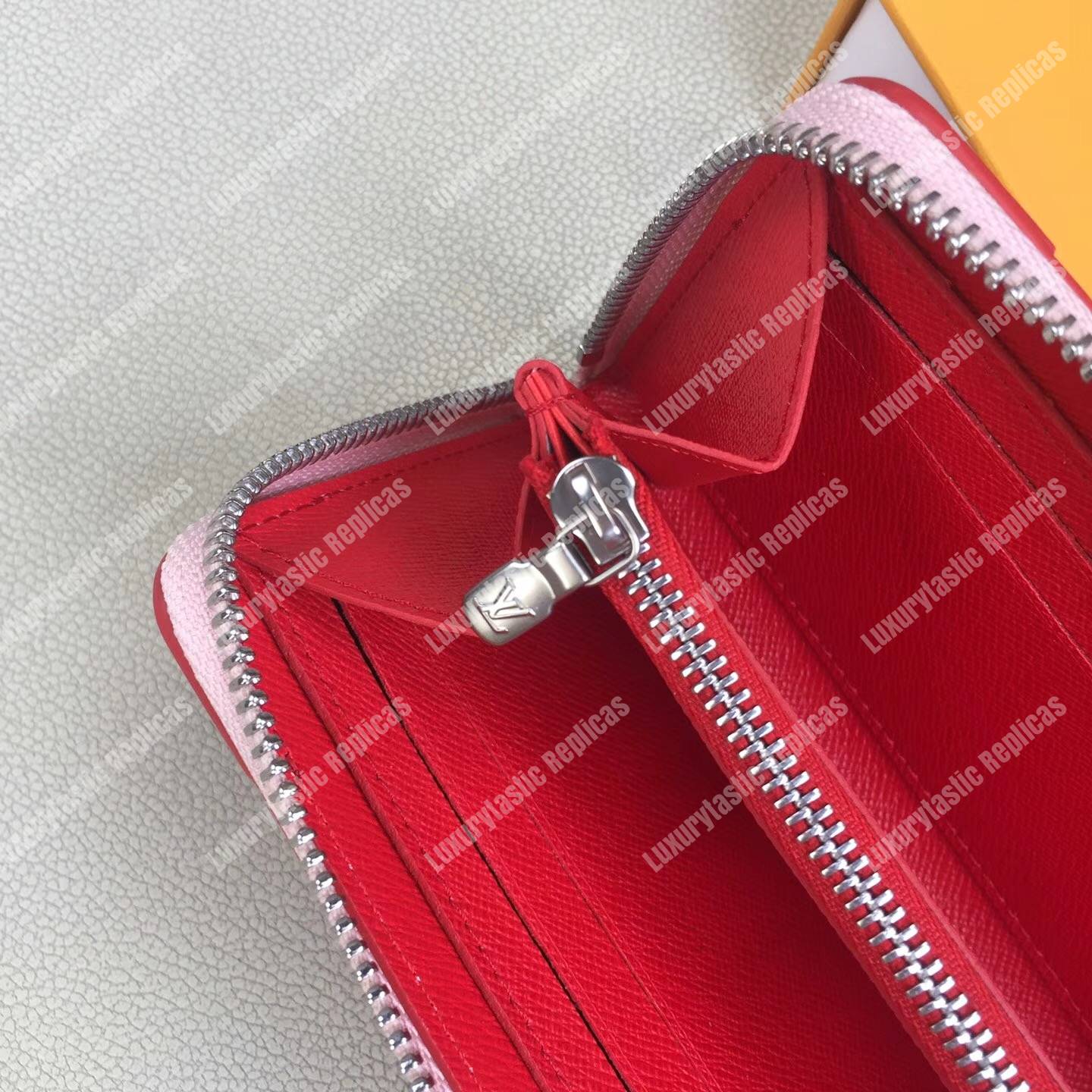 LV Clemence Wallet Rose Ballerine Coquelicot