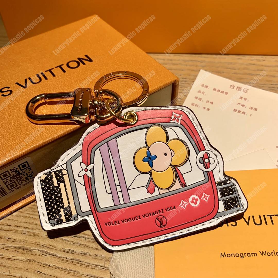 LV Vivienne Xmas Bag Charm And Key Holder