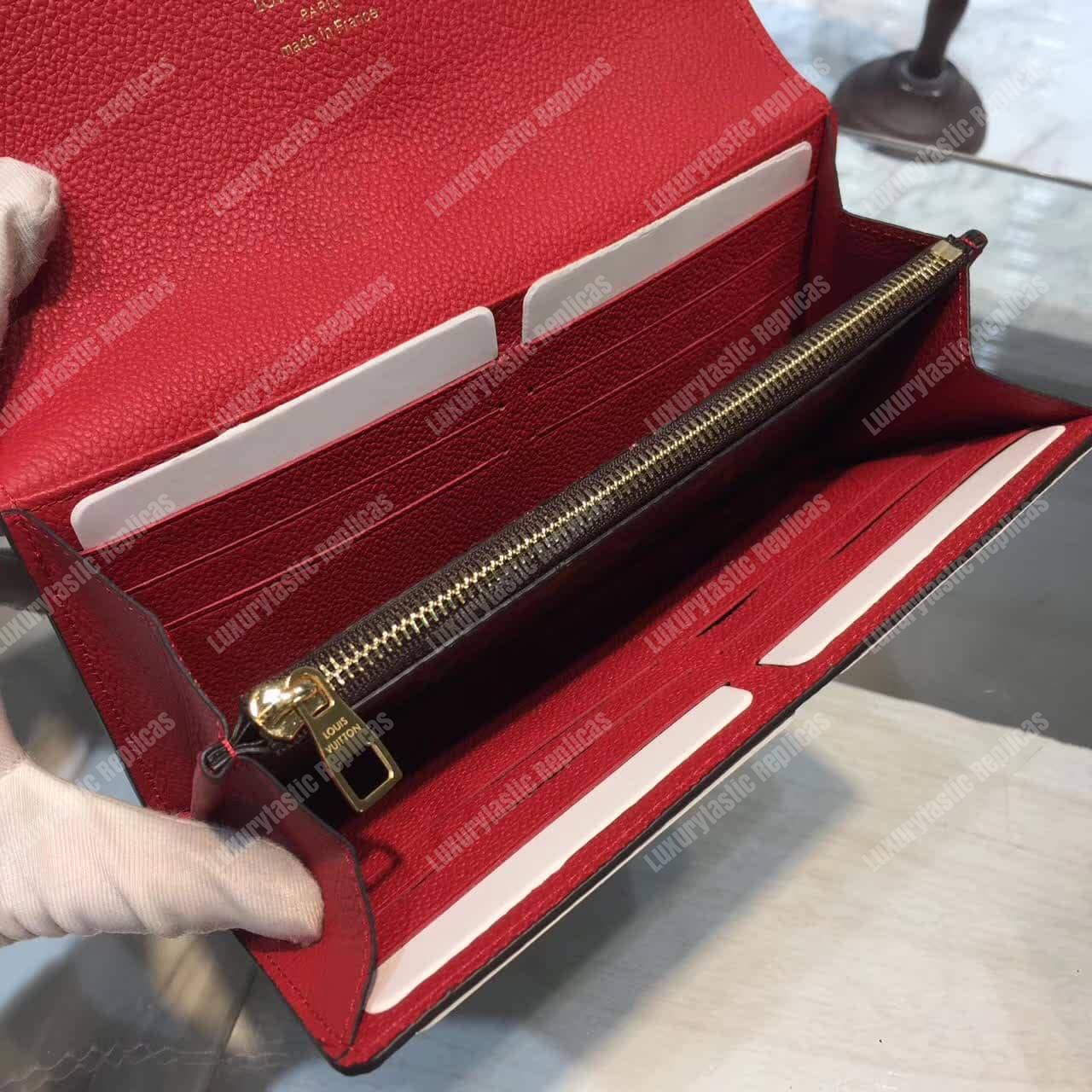 LV Canvas Venus Wallet Monogram Cherry