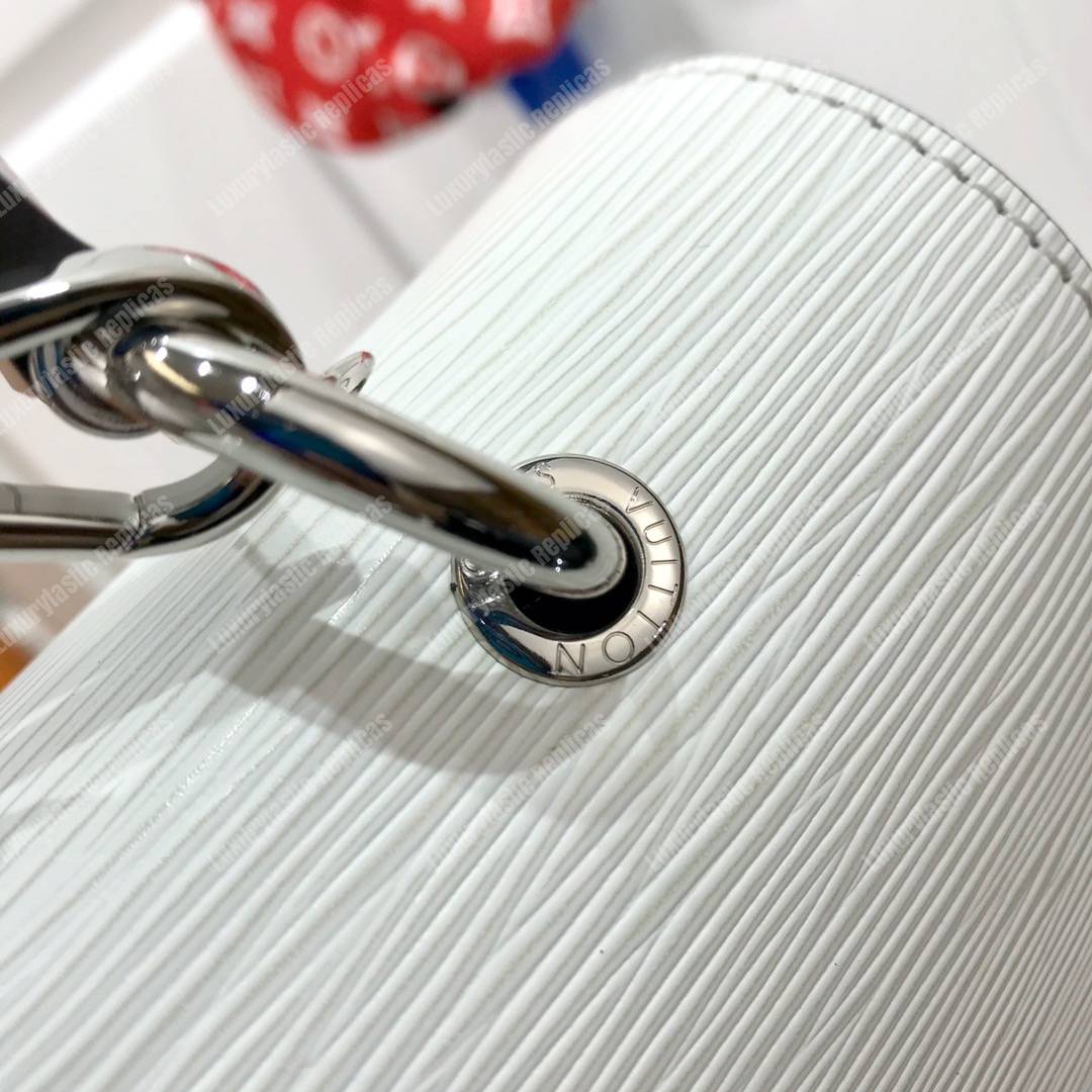 LV Grenelle MM Epi Leather White
