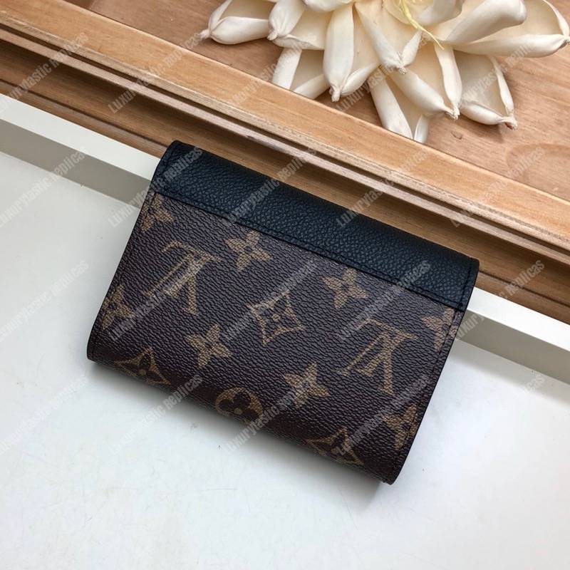 LV Pallas Compact Wallet Monogram Noir