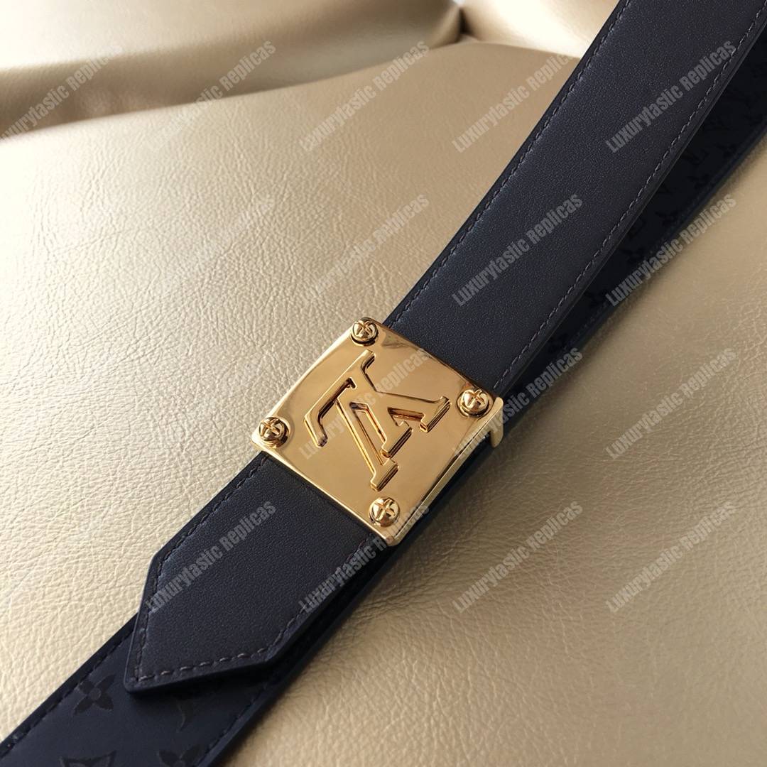LV Morningram 30mm Reversible Belt Black