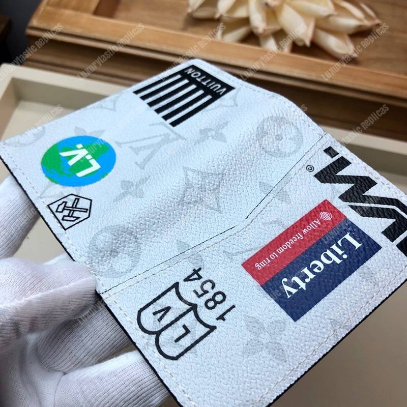 LV Pocket Organizer Monogram White
