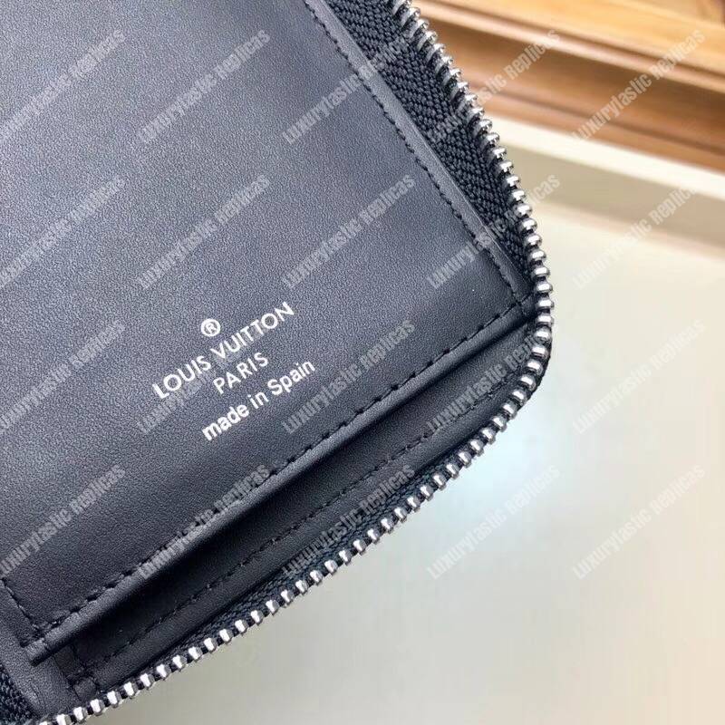 LV Zippy Wallet Vertical Taurillon Leather