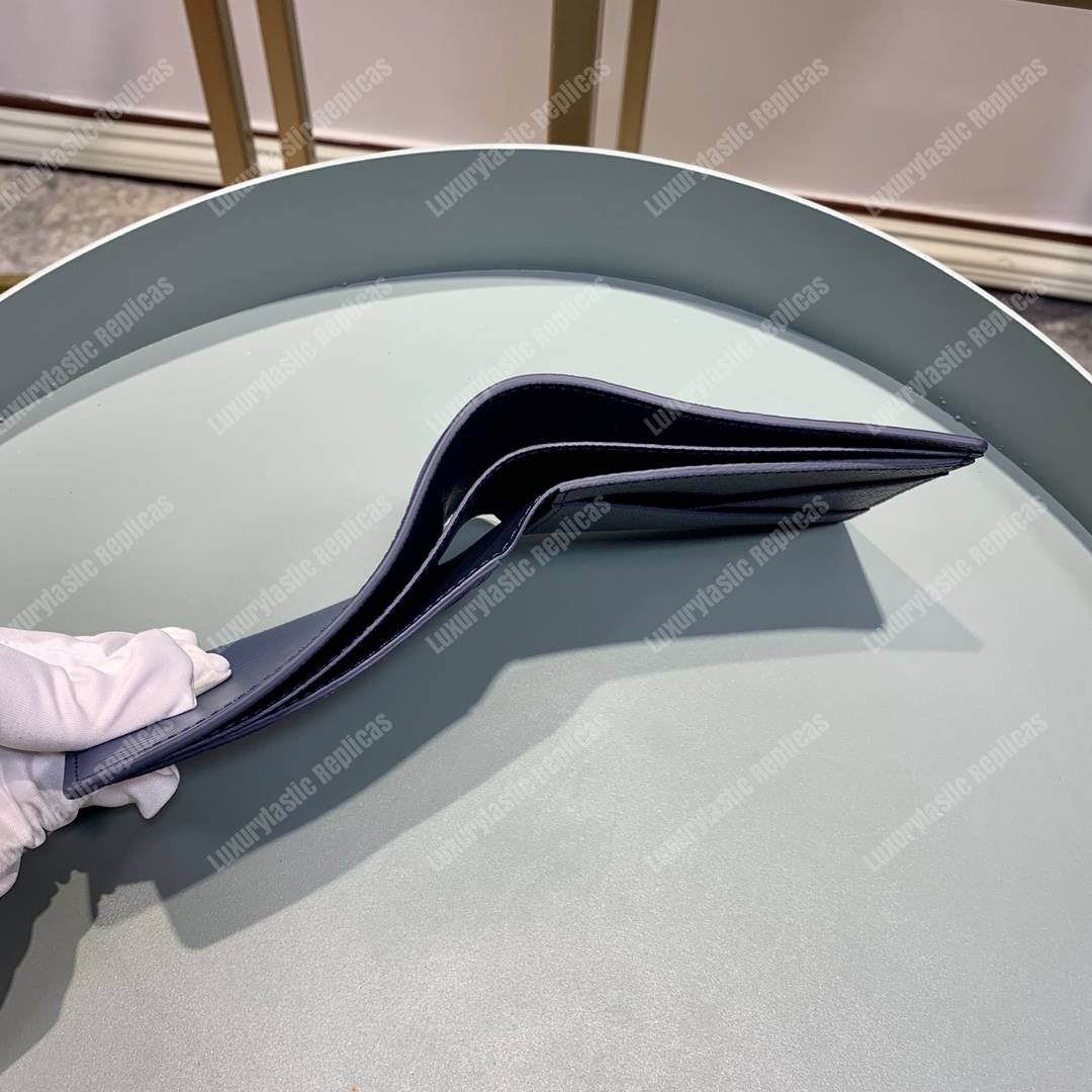 LV Multiple Wallet Blue Oxford