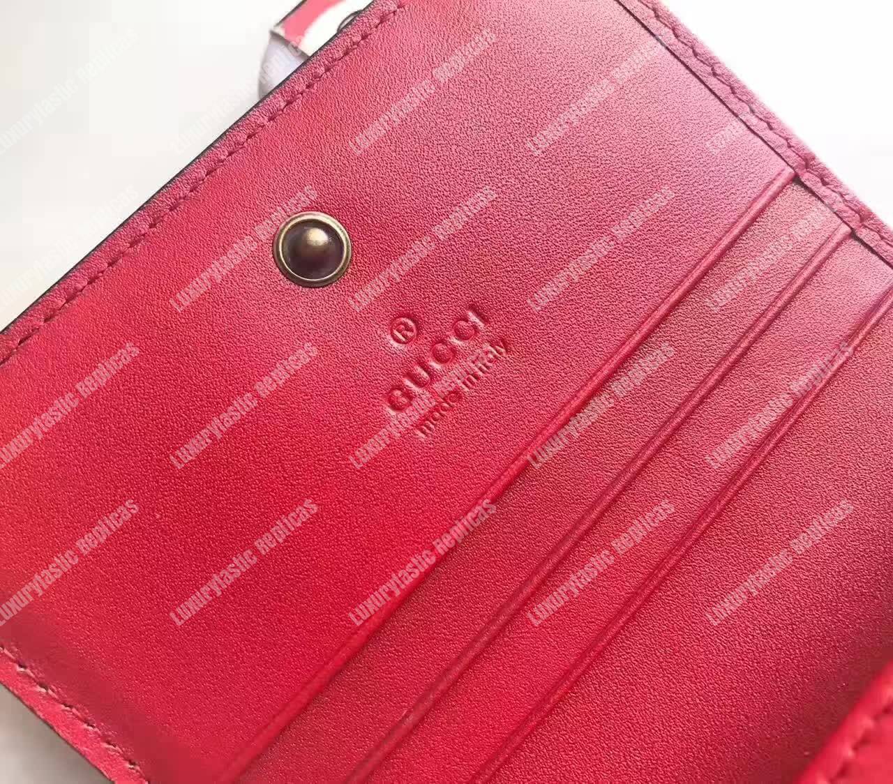 G*u*i gg sup*e card case with cherries