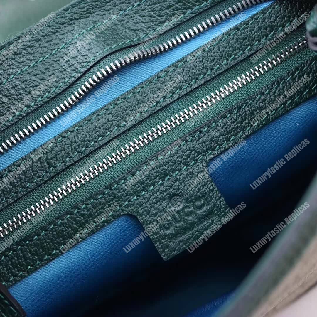 G*u*i dionysus medium gg bucket bag green