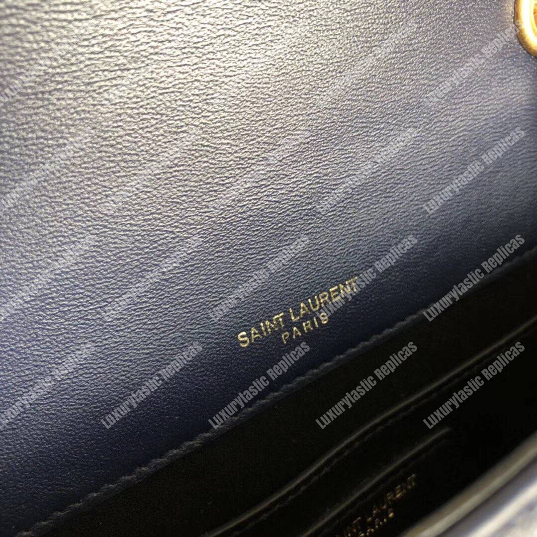 Saint Laurent Vicky Medium Navy