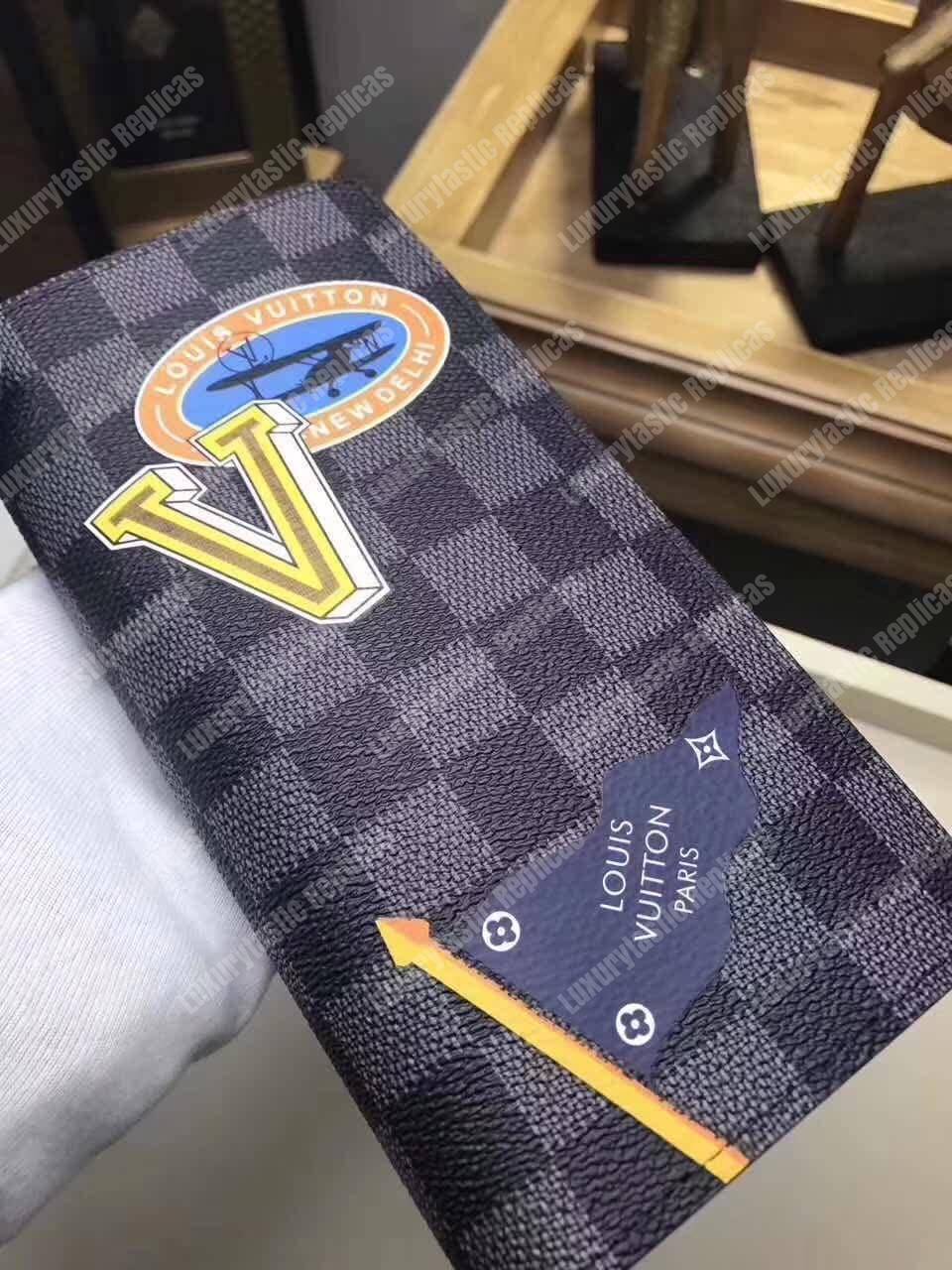 LV Damier Graphite Canvas Brazza Wallet 2017