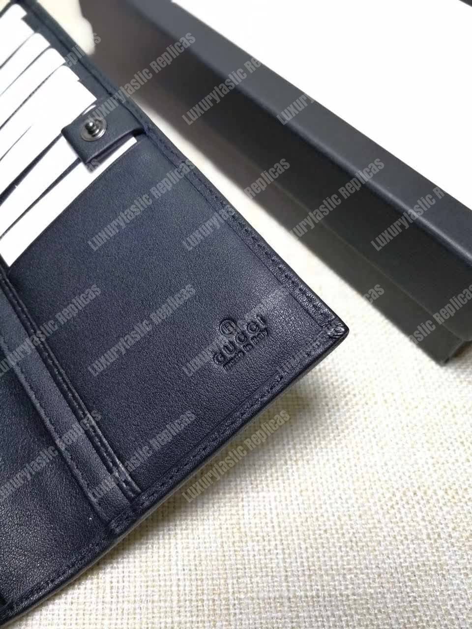 G*u*i gg continental offset web wallet black