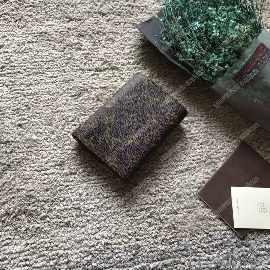 LV Flower Compact Wallet Monogram Coquelicot