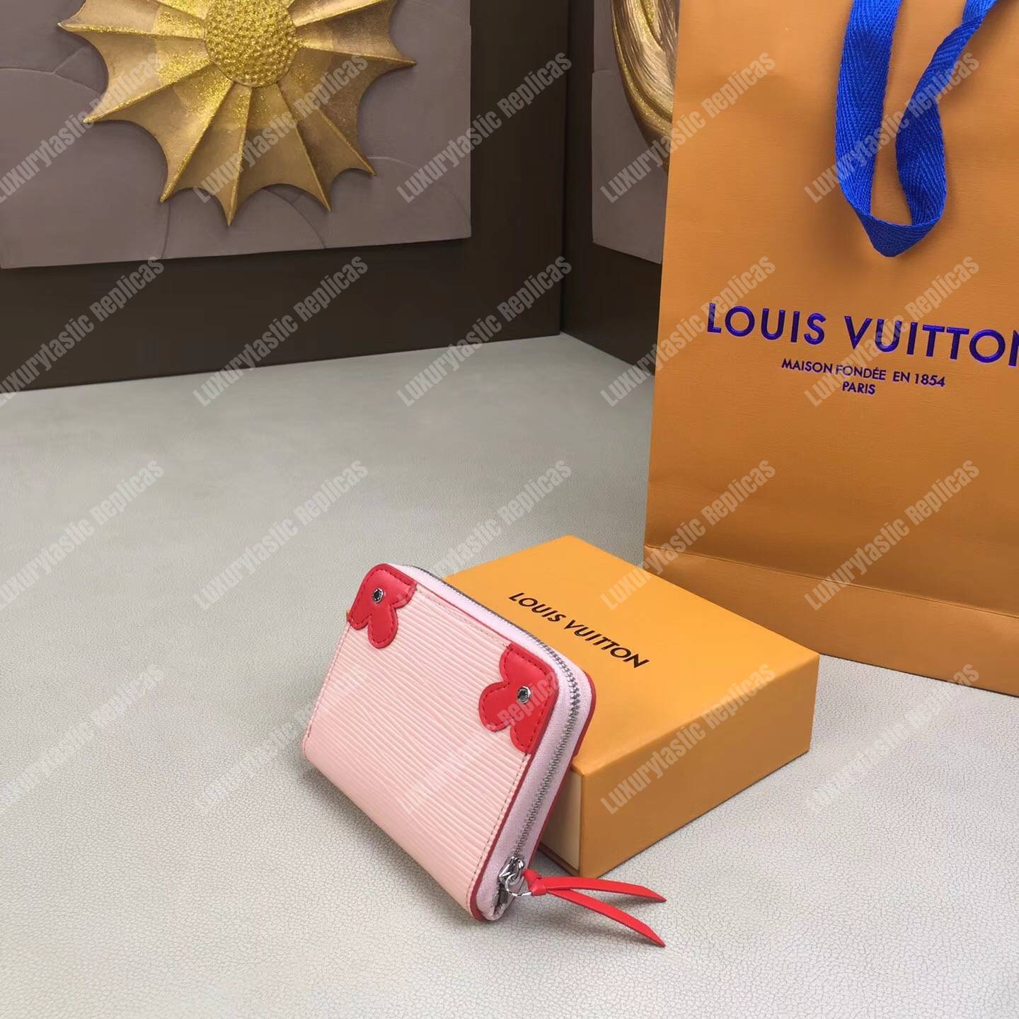 LV Zippy Coin Purse Epi Leather Pink