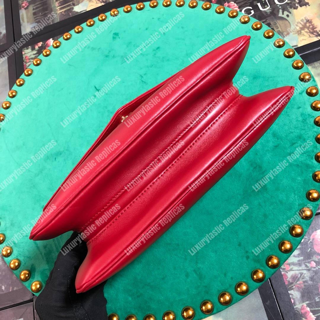 G*u*i rajah medium shoulder bag red