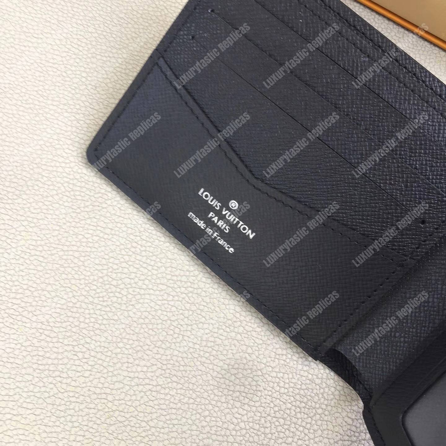 LV Slender ID Wallet Monogram Eclipse Canvas
