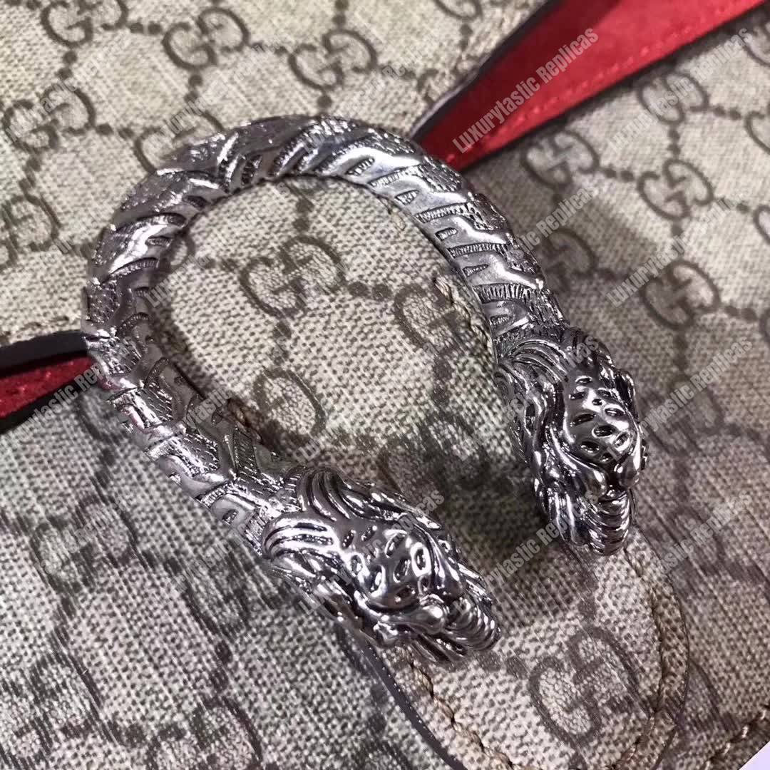 G*u*i dionysus gg sup*e shoulder bag beige red