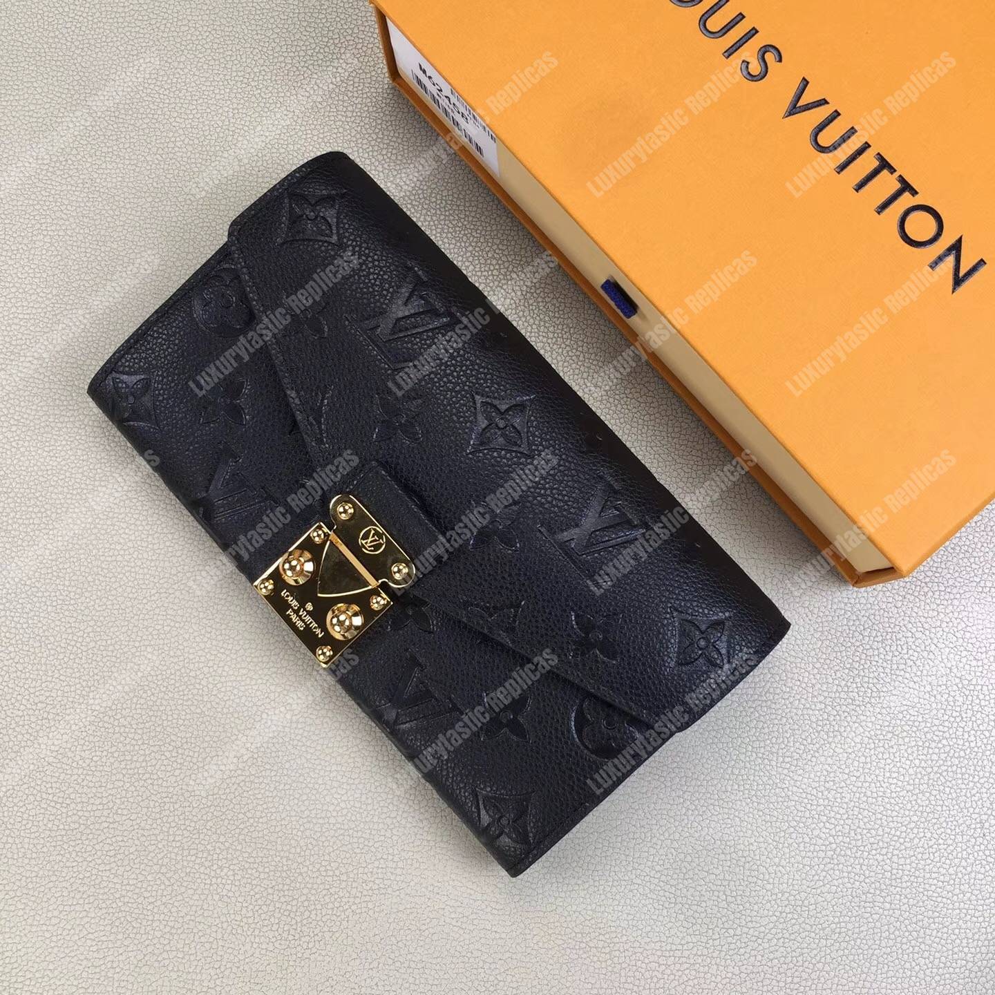 LV Metis Wallet Monogram Empreinte Leather Noir
