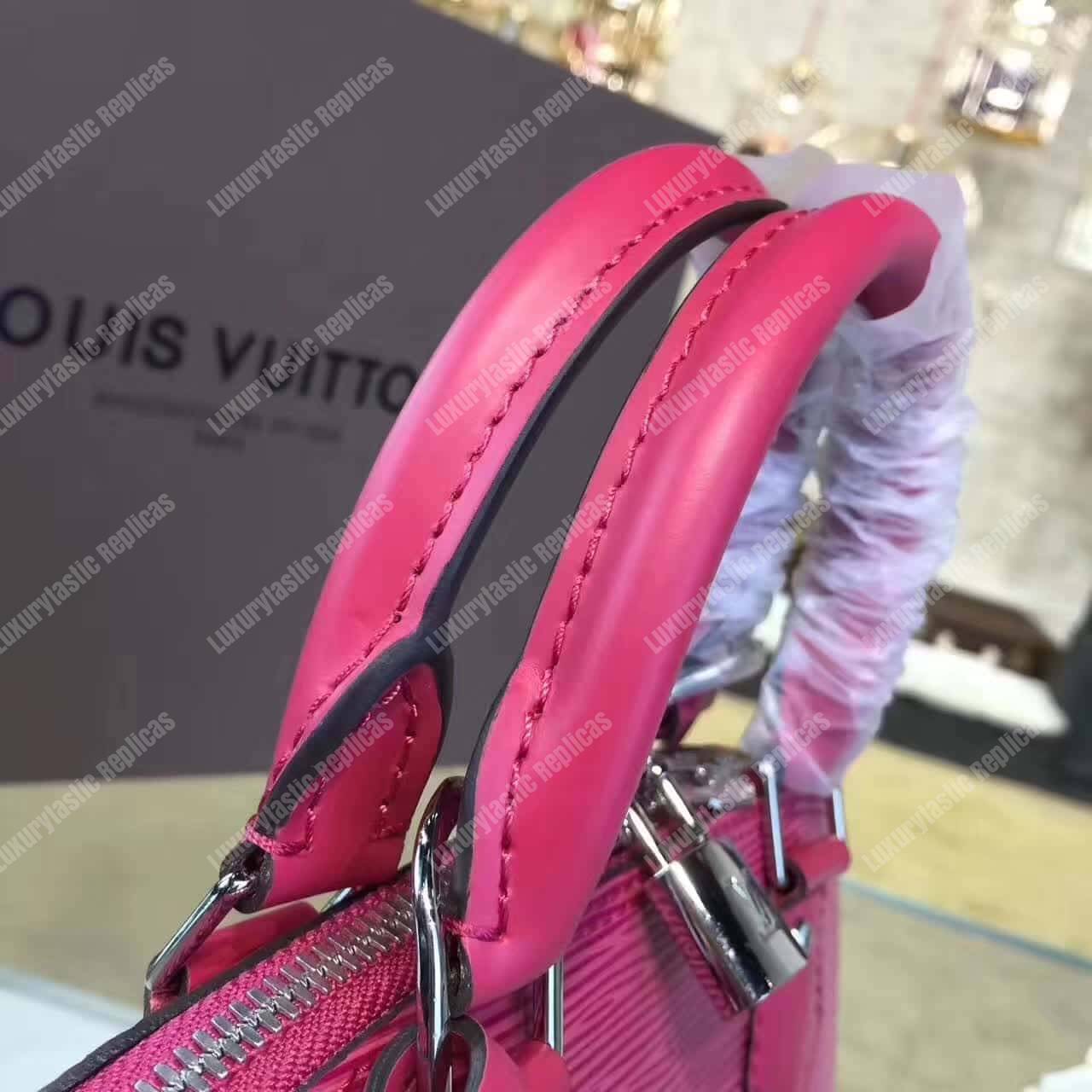 LV Alma BB Epi Leather Freesia