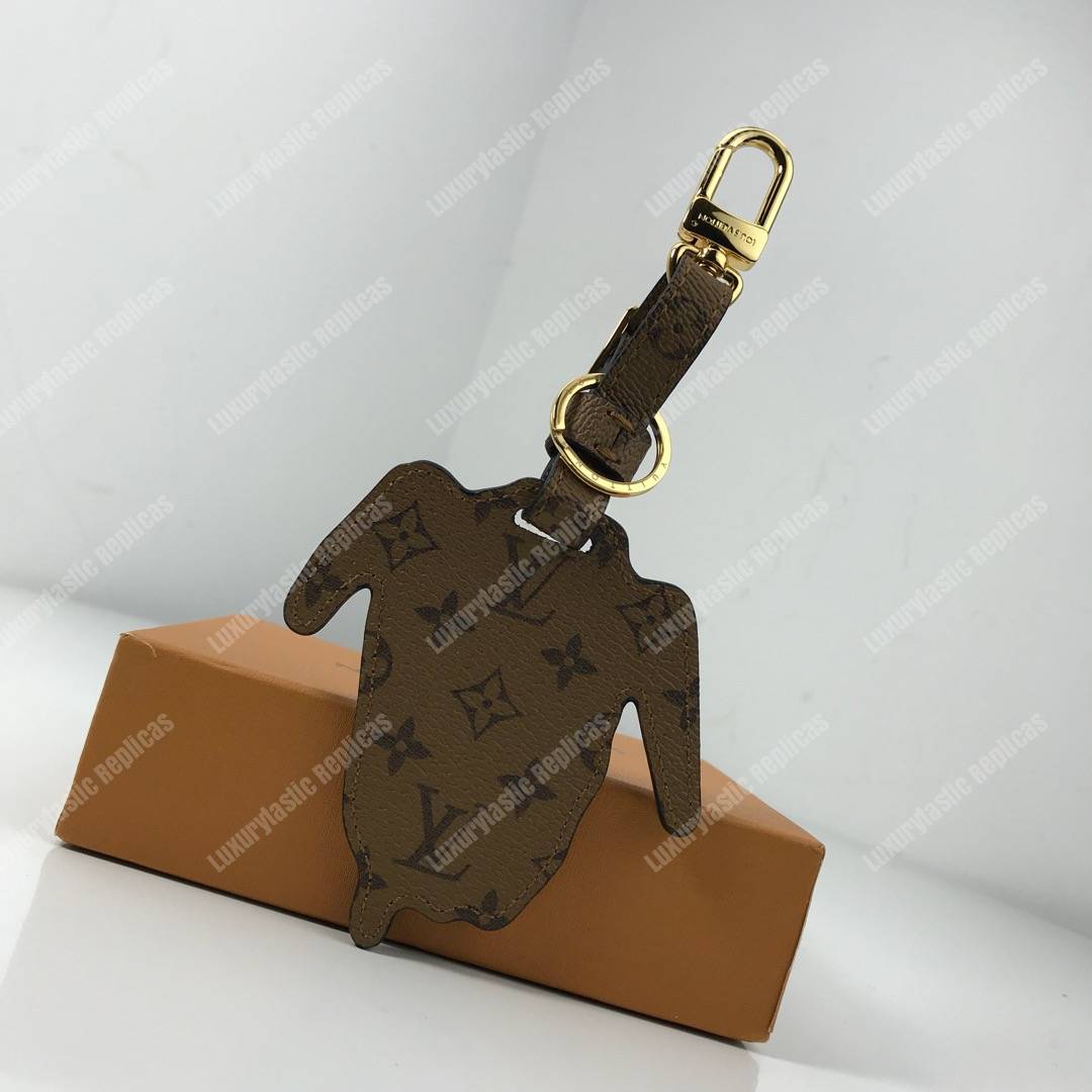 LV Catogram Bag Charm and Key Holder Dog