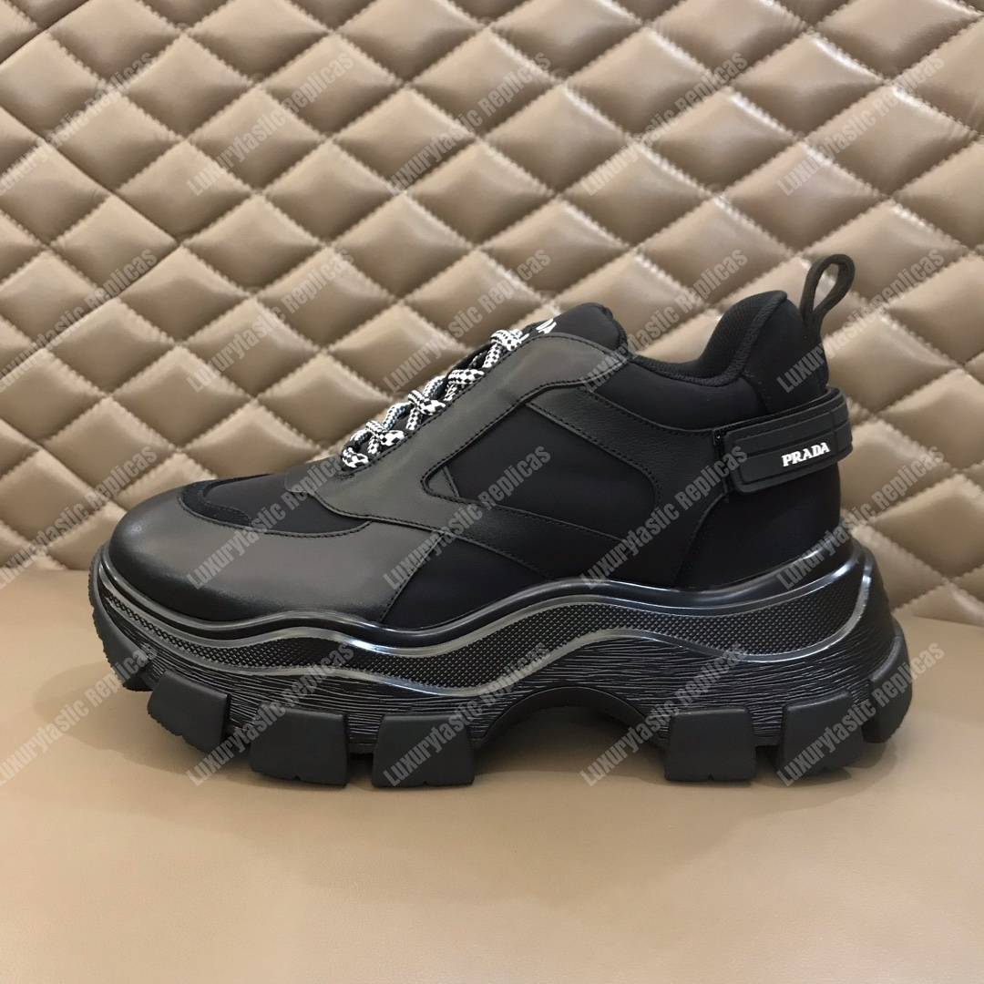 Pra*a block sneakers black