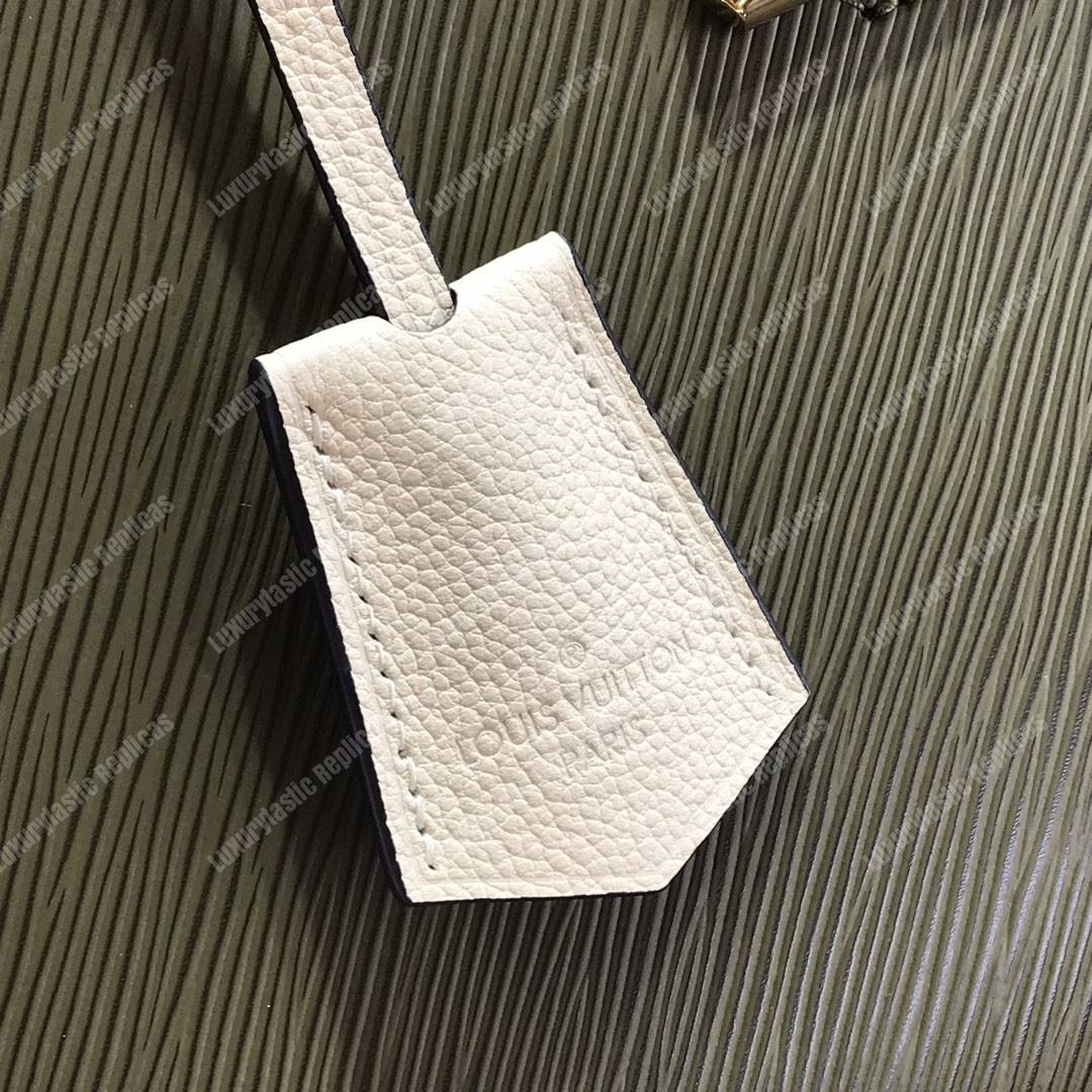 LV Twist Tote Epi Leather Kaki Creme Noir