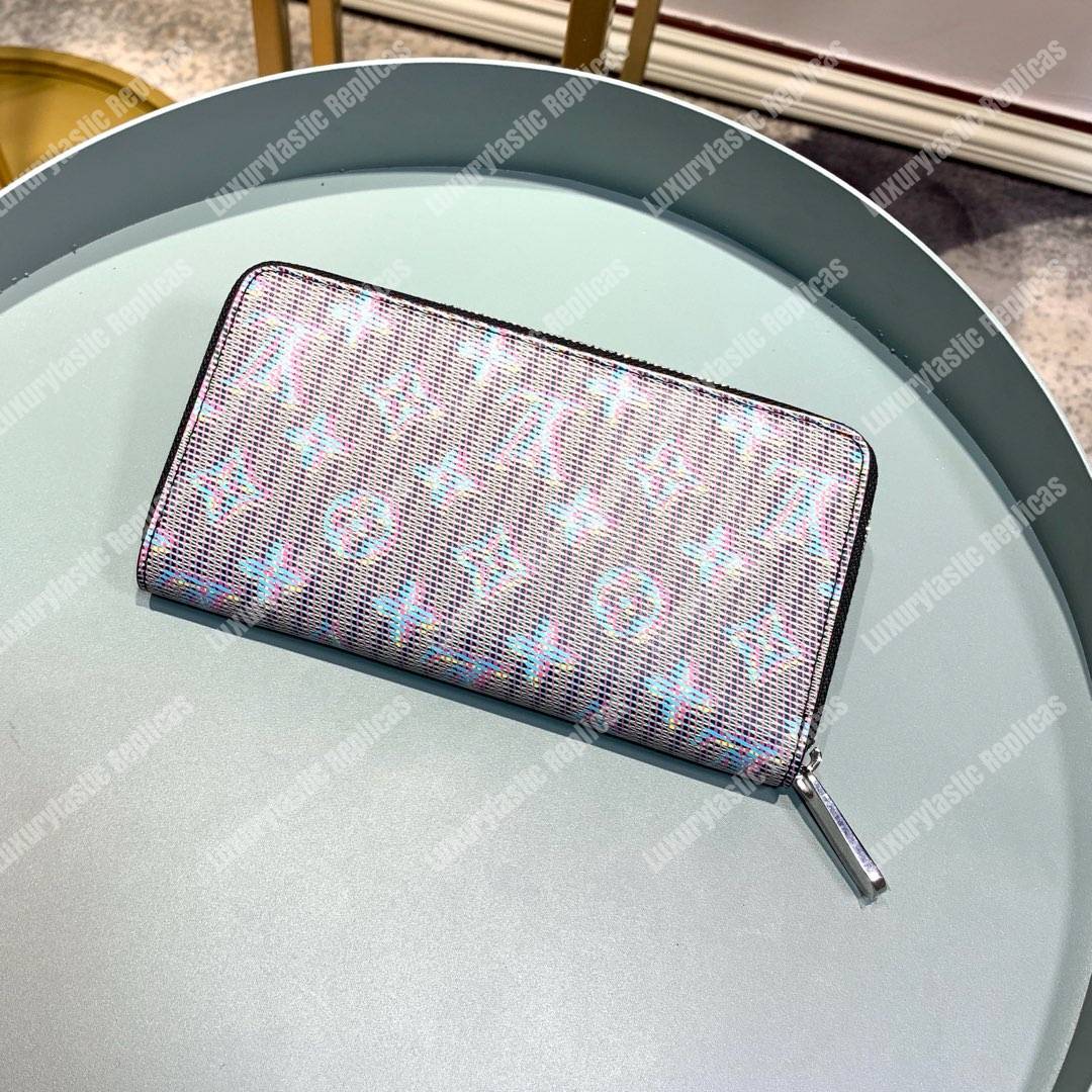 LV Zippy Wallet Monogram LV Pop motif