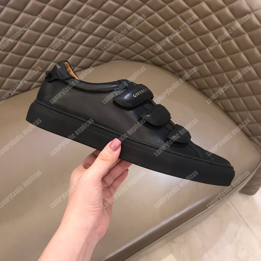 Givenchy Sneakers In Leather With Velcro Black