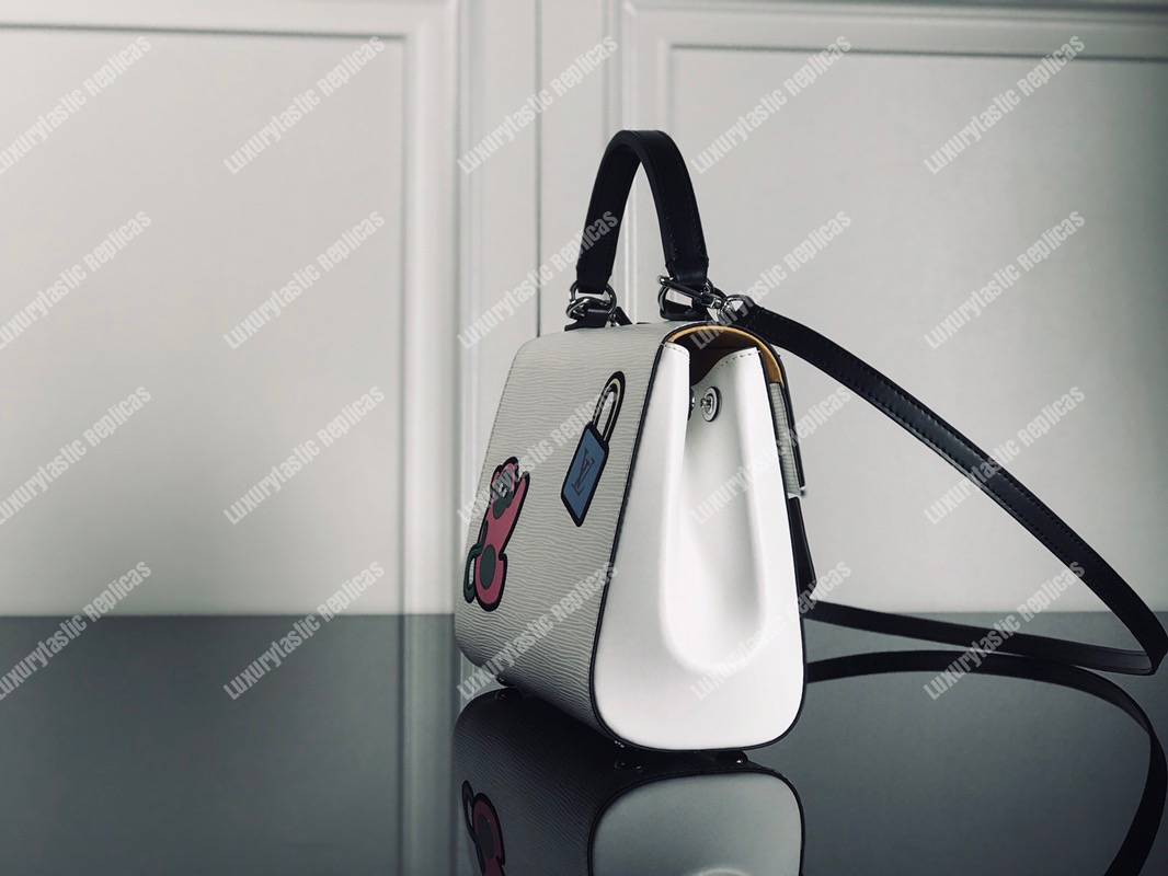 LV Cluny BB Epi Leather Luxury Trunkmaker White