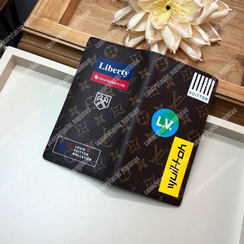 LV Brazza Wallet Monogram Marron