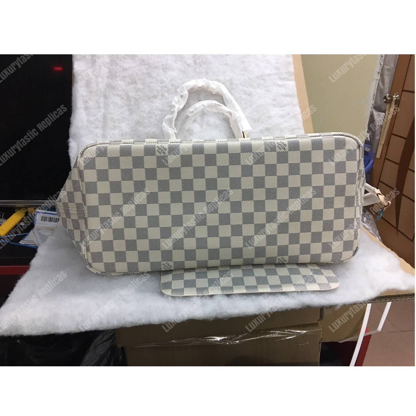 LV Neverfull GM Damier Azur