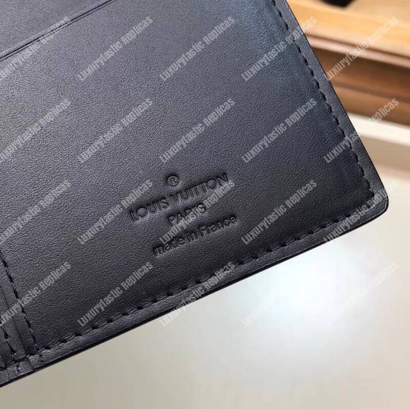 LV Fall-Winter 2018 Brazza Wallet Dark Infinity Leather