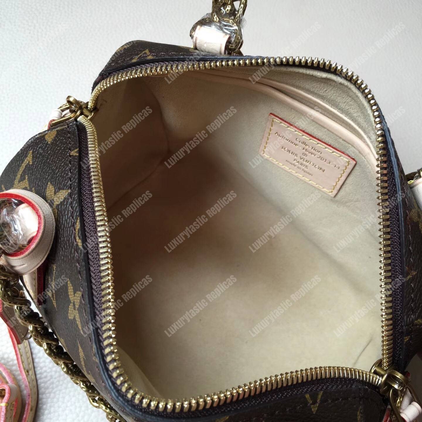 LV Speedy 20 Chain Tote Bag Monogram Canvas