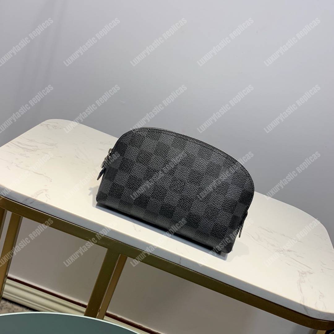 LV Cosmetic Pouch PM Damier Graphite