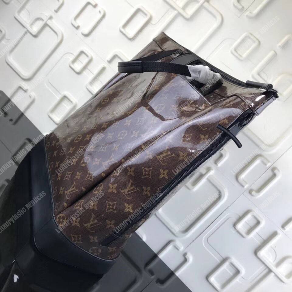 LV Zipped Tote Monogram Glaze