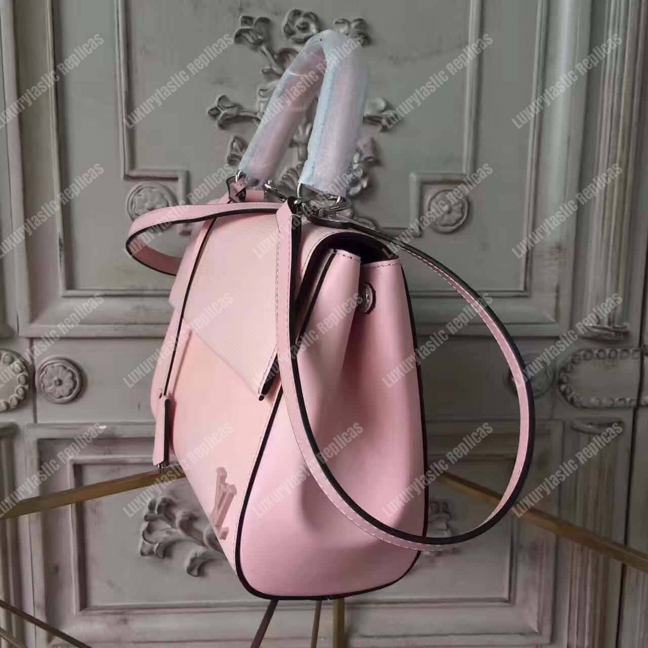 LV Cluny BB Bag Epi Leather Rose Ballerine